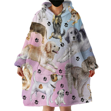 Blanket Hoodie - Breed Dogs (Made to Order)