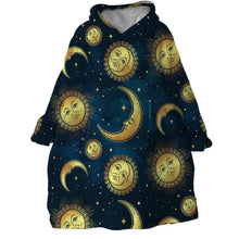 Load image into Gallery viewer, Blanket Hoodie - Bright Moon (Made to Order)
