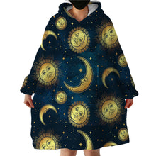 Load image into Gallery viewer, Blanket Hoodie - Bright Moon (Made to Order)
