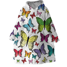 Load image into Gallery viewer, Blanket Hoodie - Butterfly Garden (Made to Order)