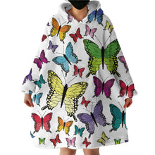 Load image into Gallery viewer, Blanket Hoodie - Butterfly Garden (Made to Order)
