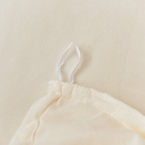 Fluffy Faux Mink & Velvet Fleece Quilt Cover Set - Cream