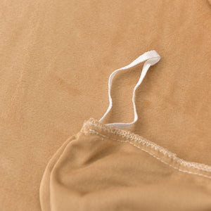 Fluffy Faux Mink & Velvet Fleece Quilt Cover Set - Brown