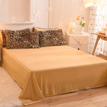 Load image into Gallery viewer, Fluffy Faux Mink &amp; Velvet Fleece Quilt Cover Set - Leopard