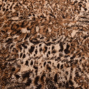 Fluffy Faux Mink & Velvet Fleece Quilt Cover Set - Leopard