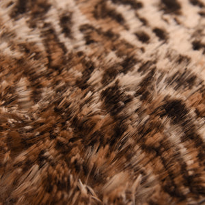 Fluffy Faux Mink & Velvet Fleece Quilt Cover Set - Leopard