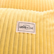 Load image into Gallery viewer, Soft Corduroy Velvet Fleece Quilt Cover Set - Yellow Grey