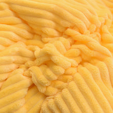 Load image into Gallery viewer, Soft Corduroy Velvet Fleece Quilt Cover Set - Yellow Beige