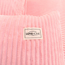 Load image into Gallery viewer, Soft Corduroy Velvet Fleece Quilt Cover Set - Soft Pink