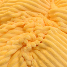 Load image into Gallery viewer, Soft Corduroy Velvet Fleece Quilt Cover Set - Yellow Mellow