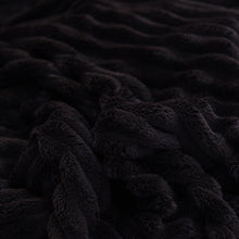 Load image into Gallery viewer, Soft Corduroy Velvet Fleece Quilt Cover Set - Black