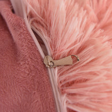 Load image into Gallery viewer, Fluffy Faux Mink &amp; Velvet Fleece Quilt Cover Set - French Pink