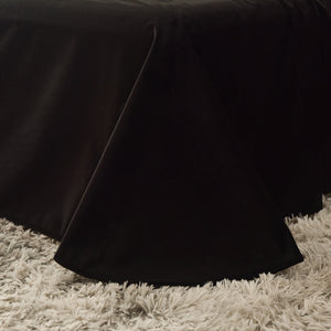 Fluffy Faux Mink & Velvet Fleece Quilt Cover Set - Black