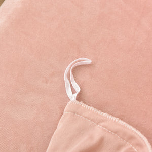 Fluffy Faux Mink & Velvet Fleece Quilt Cover Set - Rose Gold