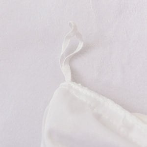 Fluffy Faux Mink & Velvet Fleece Quilt Cover Set - Pure White