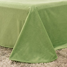Load image into Gallery viewer, Fluffy Faux Mink &amp; Velvet Fleece Quilt Cover Set - Avocado