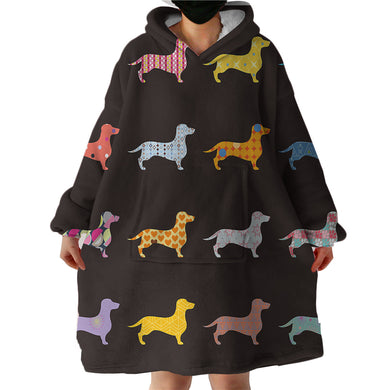 Blanket Hoodie - Dachshund (Made to Order)