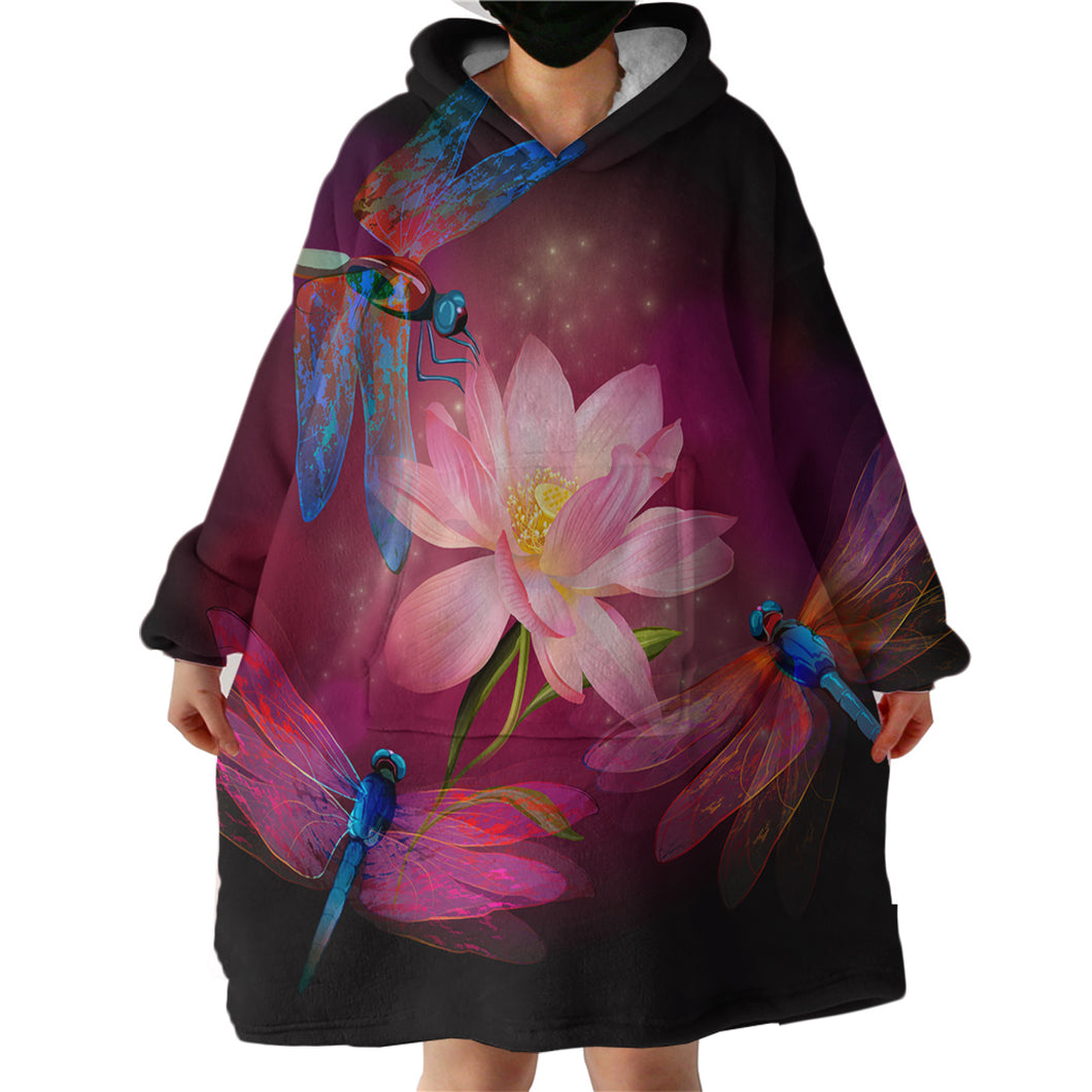 Blanket Hoodie - Dragonfly