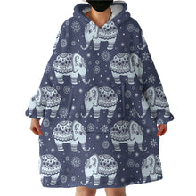 Load image into Gallery viewer, Blanket Hoodie - Elephant