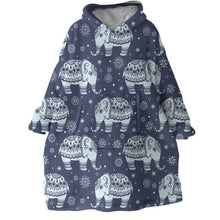 Load image into Gallery viewer, Blanket Hoodie - Elephant