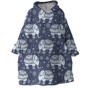Blanket Hoodie - Elephant