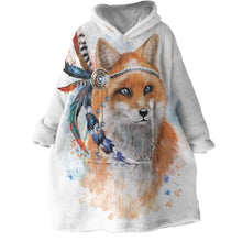 Load image into Gallery viewer, Blanket Hoodie - Fox Boho (Made to Order)