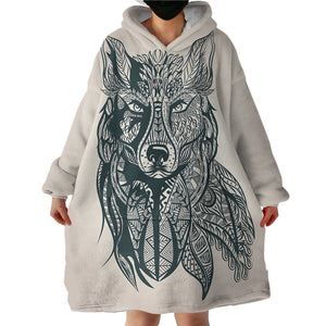 Blanket Hoodie - Fox Sketch (Made to Order)