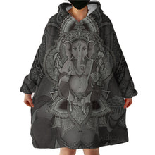 Load image into Gallery viewer, Blanket Hoodie - Ganesha (Made to Order)