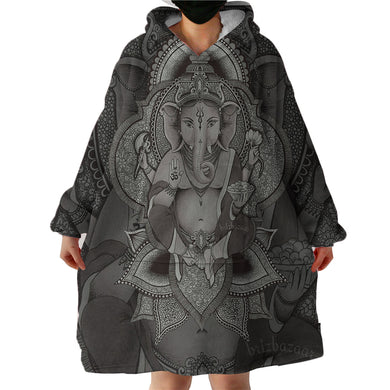 Blanket Hoodie - Ganesha (Made to Order)