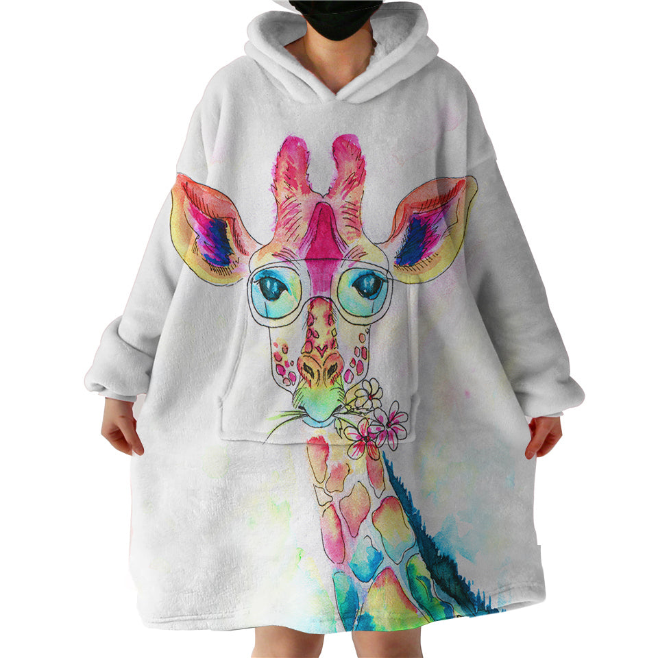 Blanket Hoodie Hoodie Giraffe Blanket Hoodie Giraffe Colour