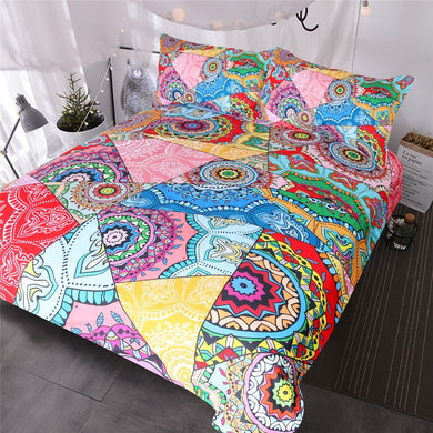 Mandala Quilt Cover Set - Puzzle