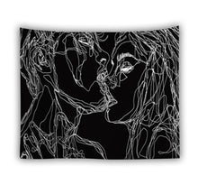 Load image into Gallery viewer, Line Draw Wall Tapestry