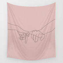 Load image into Gallery viewer, Line Draw Wall Tapestry
