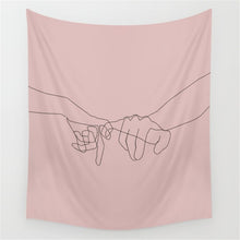 Load image into Gallery viewer, Line Draw Wall Tapestry