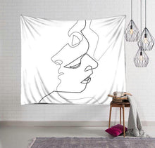 Load image into Gallery viewer, Line Draw Wall Tapestry