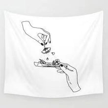 Load image into Gallery viewer, Line Draw Wall Tapestry