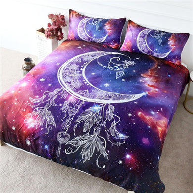 Mandala Quilt Cover Set - Half Moon