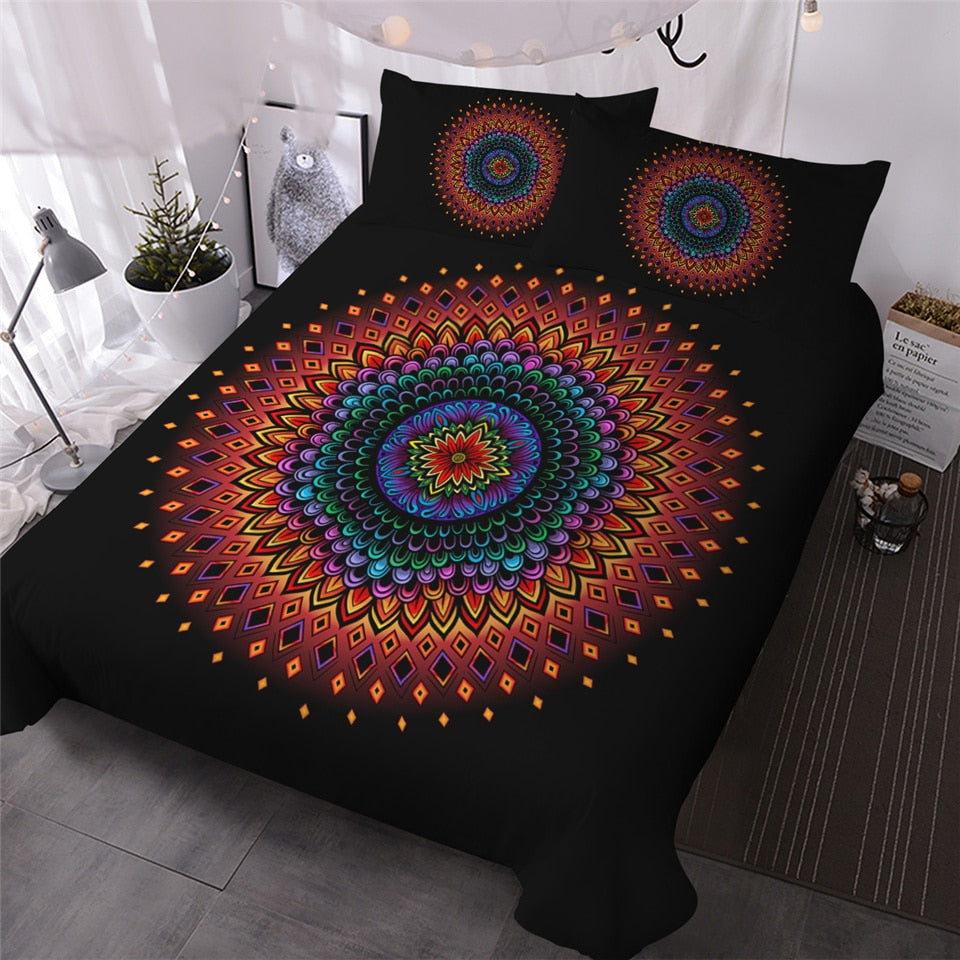 Mandala Quilt Cover Set - Ray of Love