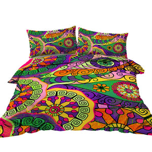 Mandala Quilt Cover Set - Party