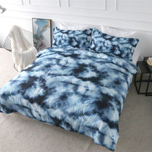 Load image into Gallery viewer, Rainbow Blue Tie Dye Quilt Cover Bedding Set