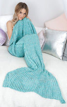 Load image into Gallery viewer, Mermaid Tail Blanket Extra Large -  195x95cm - 15 Colours
