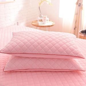 Velvet Fleece Quilt Cover Set - Soft Pink