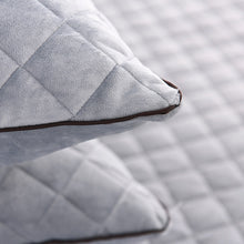 Load image into Gallery viewer, Velvet Fleece Quilt Cover Set - Grey