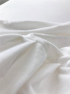 Fluffy Faux Lambswool Quilt Cover Set - Cream