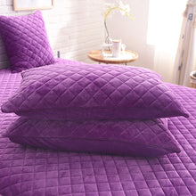 Load image into Gallery viewer, Velvet Fleece Quilt Cover Set - Purple