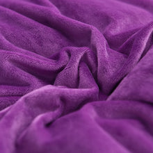 Load image into Gallery viewer, Velvet Fleece Quilt Cover Set - Purple