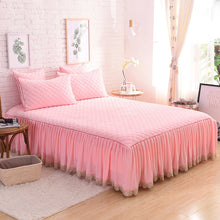 Load image into Gallery viewer, Velvet Fleece Quilt Cover Set - Soft Pink