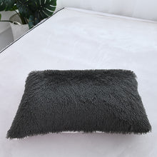 Load image into Gallery viewer, Fluffy Faux Lambswool Quilt Cover Set - Dark Grey