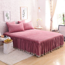 Load image into Gallery viewer, Velvet Fleece Quilt Cover Set - Pink