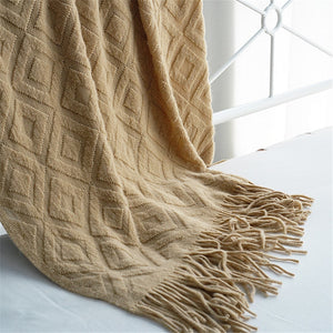 Knitted Blanket Throw